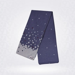 999-DNA-Storm Grey White & Purple Print Denim Lungie
